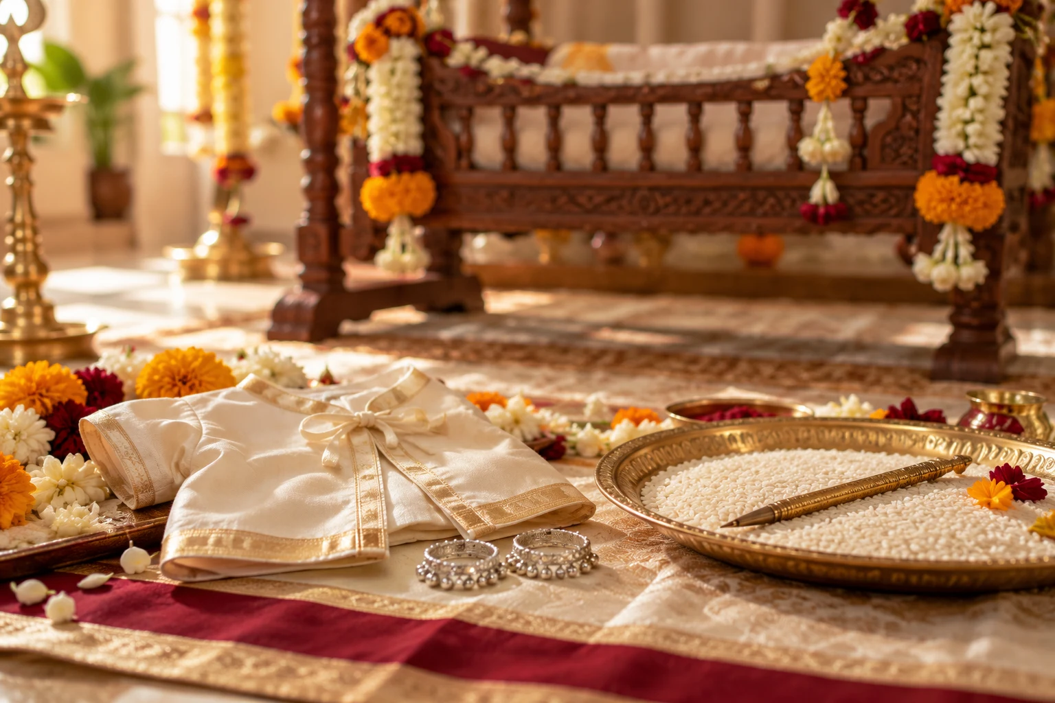 Illustrative Namkaran Sanskar ritual setting
